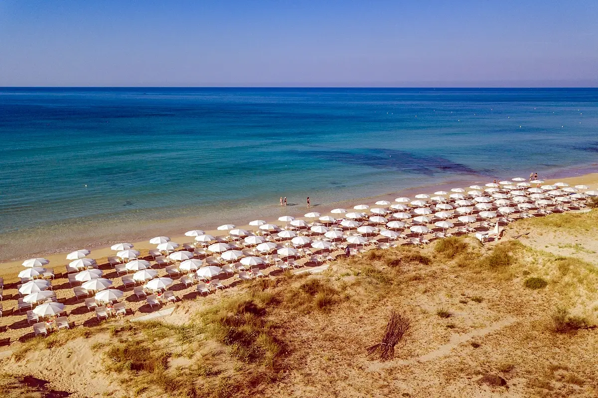 Spiagge di Pescoluse Salve Salento Lecce Puglia Italy